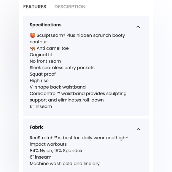 NWOT Paragon RecStretch Empower Sculptseam™ - Picture 8 of 9